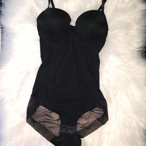 Black bodysuit undergarment